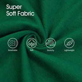 IECOii Dog Shirts for Gaint Dogs,Soft Stretchy Pullover Anti-Shedding Suit for Car, Indoor Cold Prevention Pajamas for Doberman Great Dane,Green,5XL