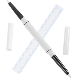 SAFIGLE 1Set Pen Portable Marking Pens for Eyebrow Positioning with Ruler Durable Sweat Markers for Tattooing Surgery and