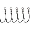 Prologic Swivel Hook CS - 5 Carp Hooks, Size: 4
