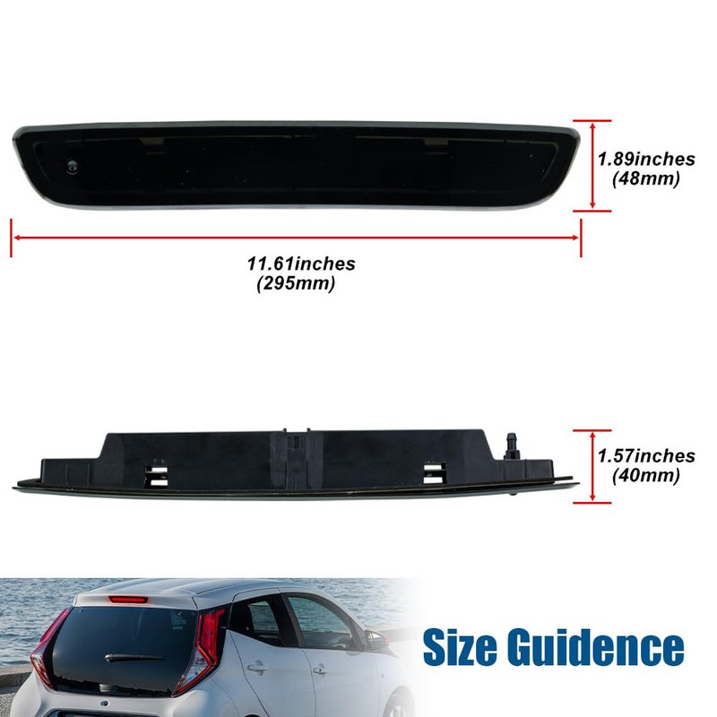 NSLUMO LED Third Brake Light, Tail Light for Citr.oen C1,