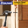 Etauwe 2-1/2 Inch Black Hardware Nails, Carbon Steel Flat Nails,