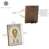 NKlaus Saint Nicholas Wonderworker Wooden Icon 10 x 12 cm