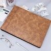 Antner Zippered 7 Ring Business Checkbook Binder Portfolio for 3-on-a-Page