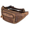 ROYALZ 'Alabama' Belt Bag Leather Men Women Bum Bag Retro