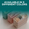 Tarlini | Premium Green Bento Box for Adults - 3-Stackable