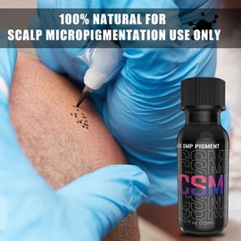 CNC SMP Tattoo Ink for Scalp Micropigmentation Pigment Mega Black Professional 15ml