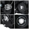Preenex Headlights For 2009-2012 Toyota RAV4 Black Housing Headlamps Pair