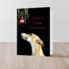 CafePress Greyhound Christmas Greeting Card (10-pack), Note Card with Blank