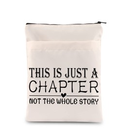 PLITI Funny Book Lover Book Sleeve This is Just A Chapter Not The Whole Story Inspirational Book Cover for Reading Lover (Chapter Story BSU)