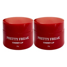 Pretty Freak Cherry Lip Mask Lip Balm Lip Volume Wrinkle Exfoliation Lip Care 20g 2 Pieces / Circle / 프리티프릭 체리립 마스크 립밤 입술볼륨 주름 각질 립케어 20g 2개  써클