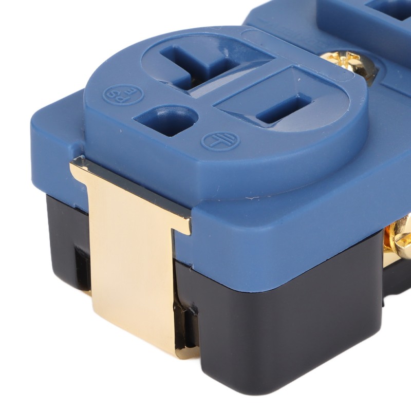 DP‑1G Audiophile Pure Copper Duplex Socket 20A 125V Copper 24k