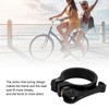 41mm Bike Seat Post Clamp CNC Aluminium Alloy Bicycle Quick