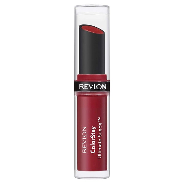 Revlon ColorStay Ultimate Suede Lipstick, Longwear Soft, Ultra-Hydrating High-Impact Lip Color, Formulated with Vitamin E, Ingenue (002), 0.09 oz