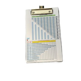 Dive Instructor's Clipboard with No Decompression Dive Tables (240 x 150 mm / 9.4 x 5.8 in)