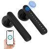 eLinkSmart Fingerprint Door Knob, Keyless Entry Door Lock with Keypad