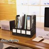 Marte Vanci 4 Sections Sturdy Plastic Magazine Holder Frames File
