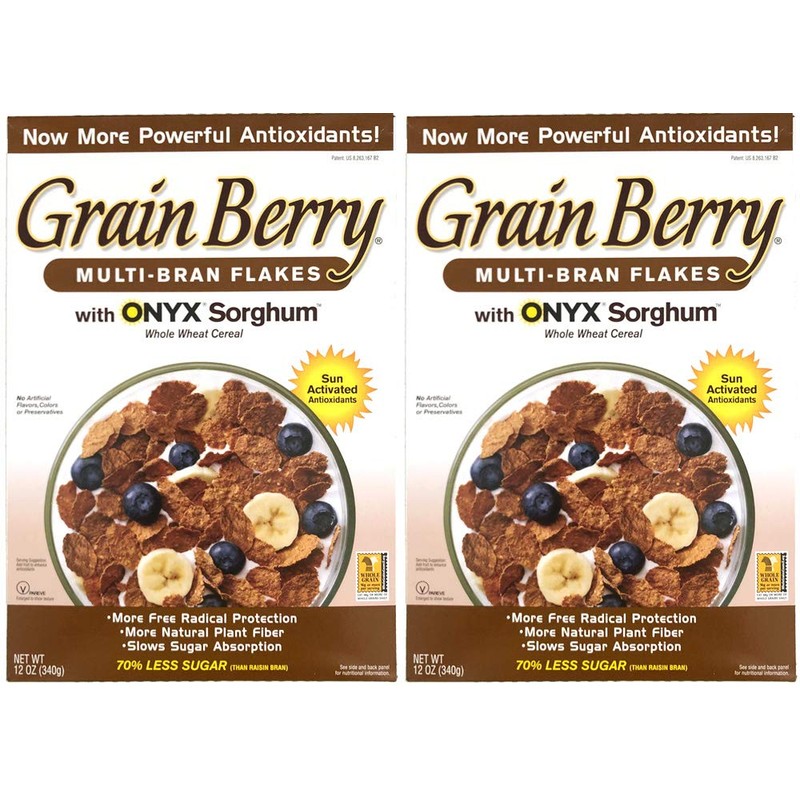 Grain Berry Multi-Bran Flakes w/ONYX Sorghum - 2 Pack (24