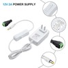 12V Power Supply, 12 Volt 2A 24W DC Power Supply