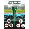 Mole Repellent Solar Powered for Lawns,Waterproof Gopher & Groundhog Repellent
