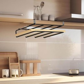 Zerodis Hanging Chopping Board Shelf, Hanging Shelf Under Cabinet Multipurpose Kitchen Organiser for Chopping Boards, Under Cabinet Organiser, Chopping Board Holder, Chopping Board Stand