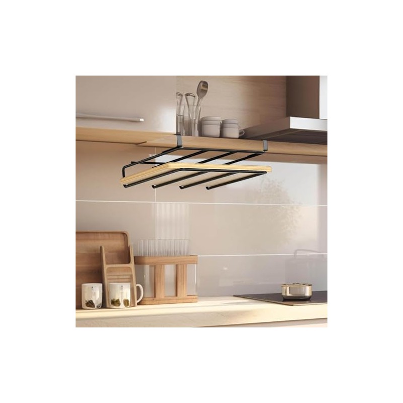 Zerodis Hanging Chopping Board Shelf, Hanging Shelf Under Cabinet Multipurpose