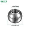 M METERXITY 4Pcs Threaded Ball Nut Knobs, M4x8mm 304 Stainless