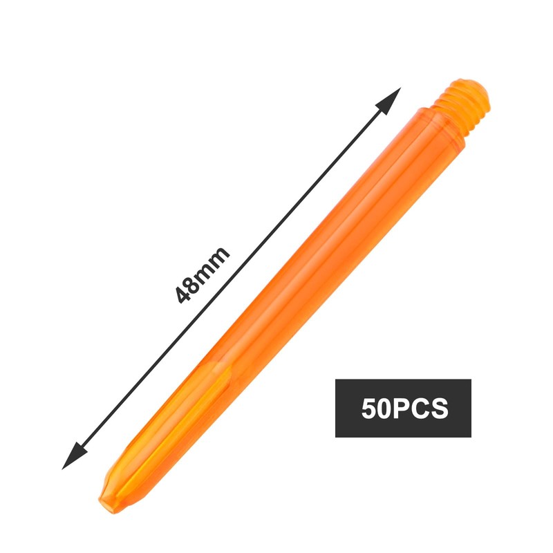The Lord of the Tools 50Pcs 48mm Orange Dart Stems