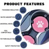 Piburth 4 Pack Car Cup Holder Coasters, Dog Paw Insert