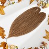FANCEE Brown DE Dreadlocks Extensions Straight Double Ended Dreads 10