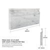 Adolif Carrara White Marble Baseboard Trim, Polished, Italian Bianco Carrara
