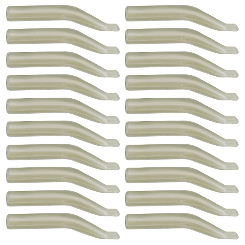 100PCS 20mm PE Anti Tangles Line Aim Hook Sleeve Light