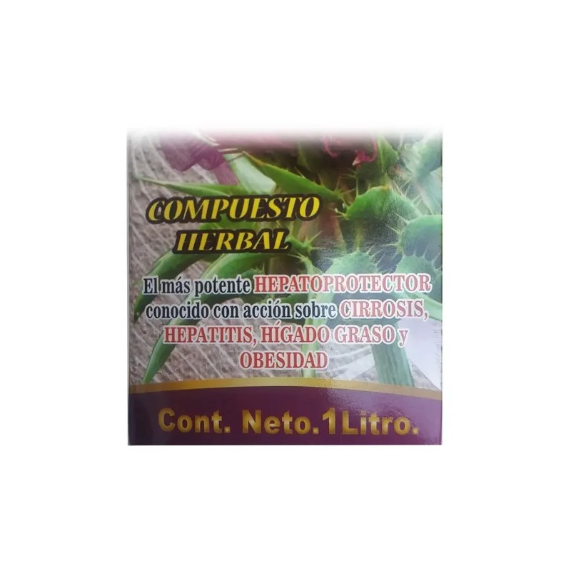 Té CARDO MARIANO compuesto herbal en tónico Fresa 1 kg