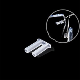 Rimless Glasses Accessories Double Rubber Plug Eyeglass Repair Kits (1.5mm and 1.6mm)