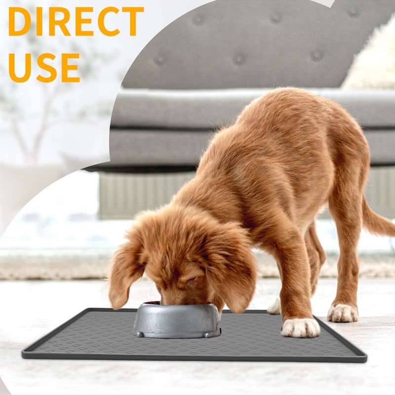 Ptlom Pet Placemat for Dog and Cat, Mat for Prevent