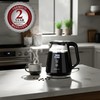 OVENTE 1L Small Electric Kettle with 5 Temperature Preset, Digital