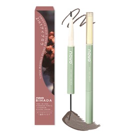 BIHADA Eyebrow Pencil, Eyebrow Dyed, Eyebrow 2 in 1, Three-dimensional Wild Eyebrow, Beginners, Double-Headed Eyebrow, Ultra Fine Point, With Brush, Hard to Fall Off (03 Ash Brown)