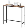 HOOBRO Narrow Console Table, 29.5" Small Entryway Table, Thin Sofa