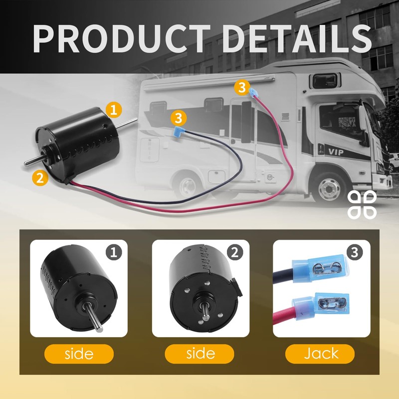 Furnace Heater Blower Motor for Dometic Furnaces 37697 30133 8525