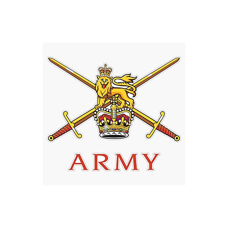 HOF Trading British Army Vinyl Sticker Waterproof Decal Laptop Wall