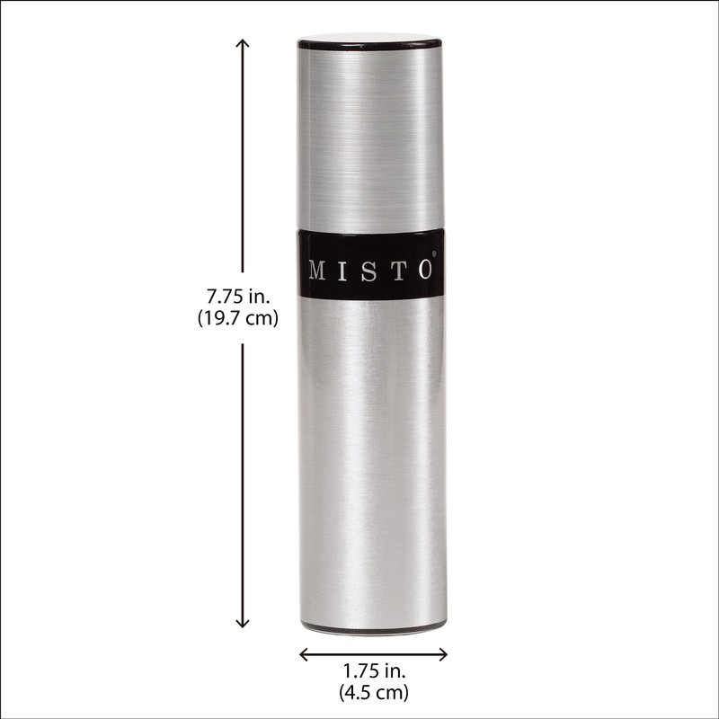 MISTO Brushed Aluminum Oil Sprayer, individual, Silver