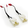RicoRich Car Dash Tweeter Speaker Wiring Harness Install Aftermarket Front