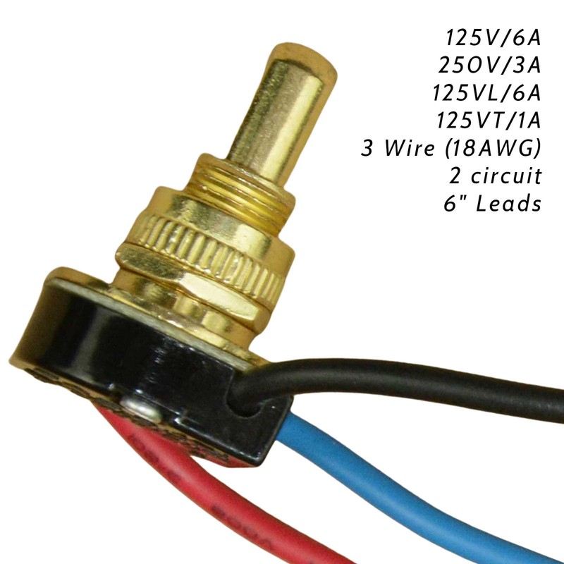 Txelegant Switch Zing Ear ZE-117M Series 3/8" 3 Way Push