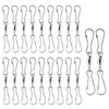 Ledoo 20 Pack Swivel Hooks Clips Wind Spinner Dual Hook