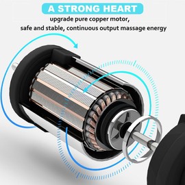 Shiatsu Neck Massager, Deep Tissue Heat Therapy for Back, Shoulder, Neck Pain Relief, 3D Kneading Massage Pillow, Back and Neck Massager for Whole Body Muscles, Use for Home, Office, and Car