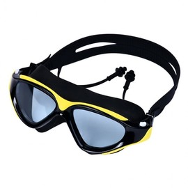 No-Gasket Swim Goggles for Men and Women: High-Definition, Large Frame Dal lf640 Red Black 5ea