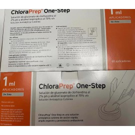 Chloraprep De 1ml Sin Tinte Caja Con 60 Piezas