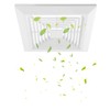NINEFOX 9x9 Inches Bathroom Exhaust Fan Cover with Springs Replacement