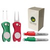 The PUTT PACK DOUBLE DIVOT PACK - Red & Green