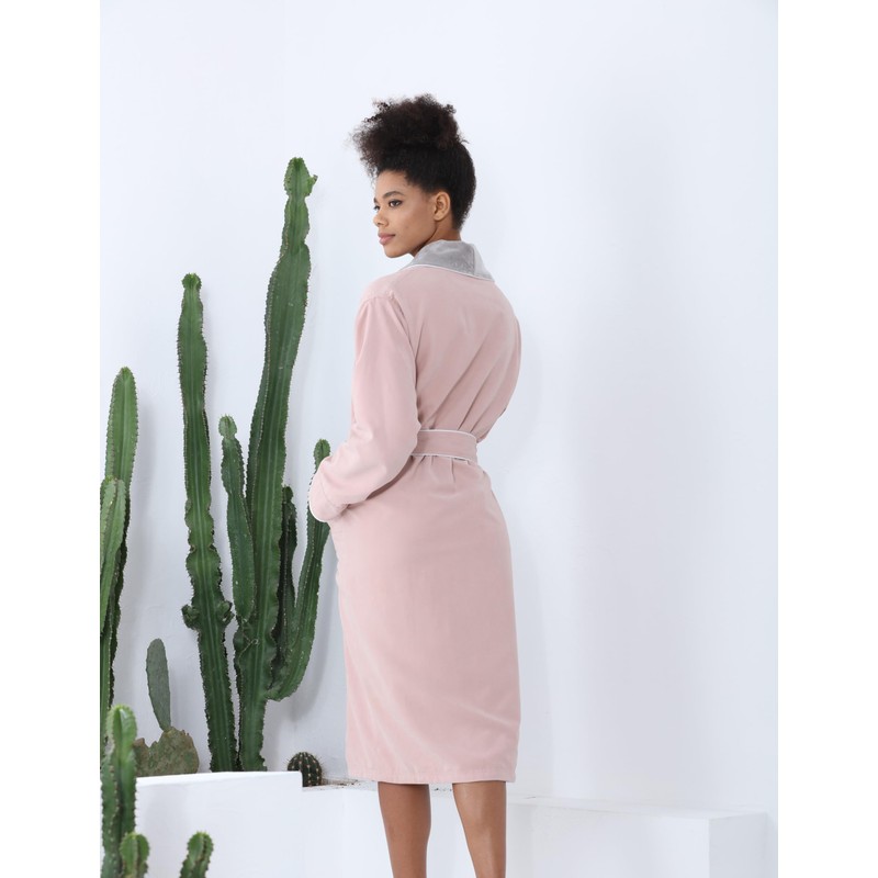 SEYANTE Plush Lined Microfiber Unisex Warm Spa Robe - Luxury