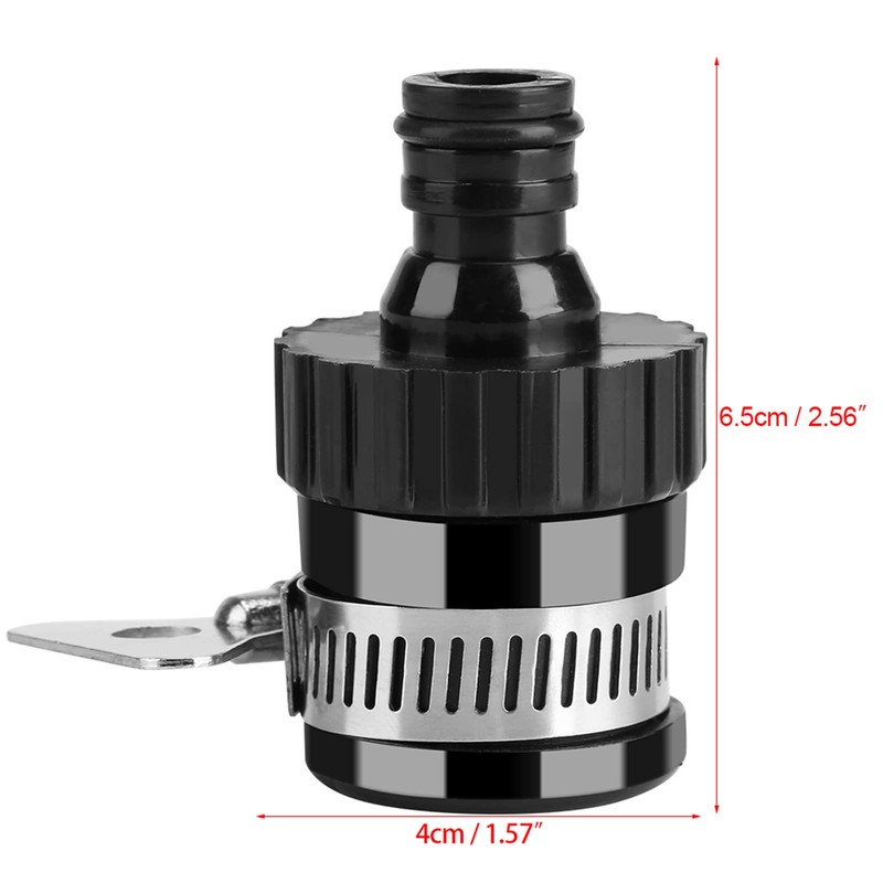CYSFETENA Stainless Steel Universal Tap Connector, 6.5 cm Tap Hose